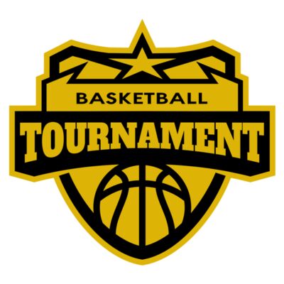 Tournament Basketball logo template 02 Miniatura