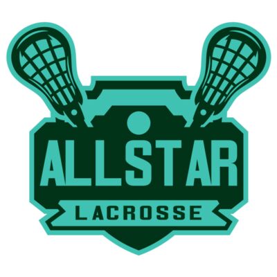 All stars Lacrosse Logo Template Miniatura