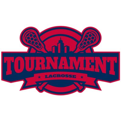 Tournament Lacrosse Logo Template Miniatura