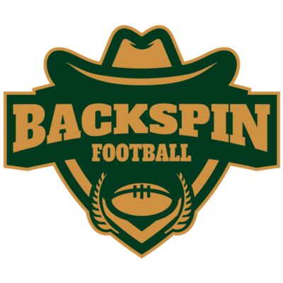 Backspin Football logo template Miniatura