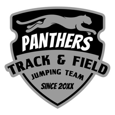 Panthers Track & Field team Miniatura