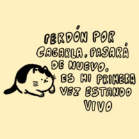Es mi primera vez estando vivo Diseño